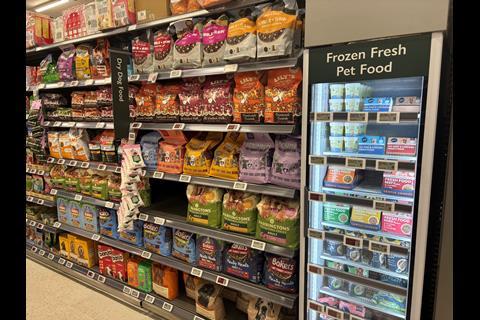 Waitrose Newbury - frozen pet food